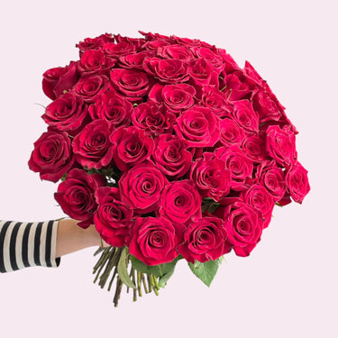 Red Roses Hand Tied Bouquet
